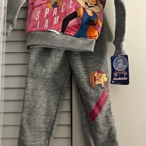 Kids Gray Sweatpants Set